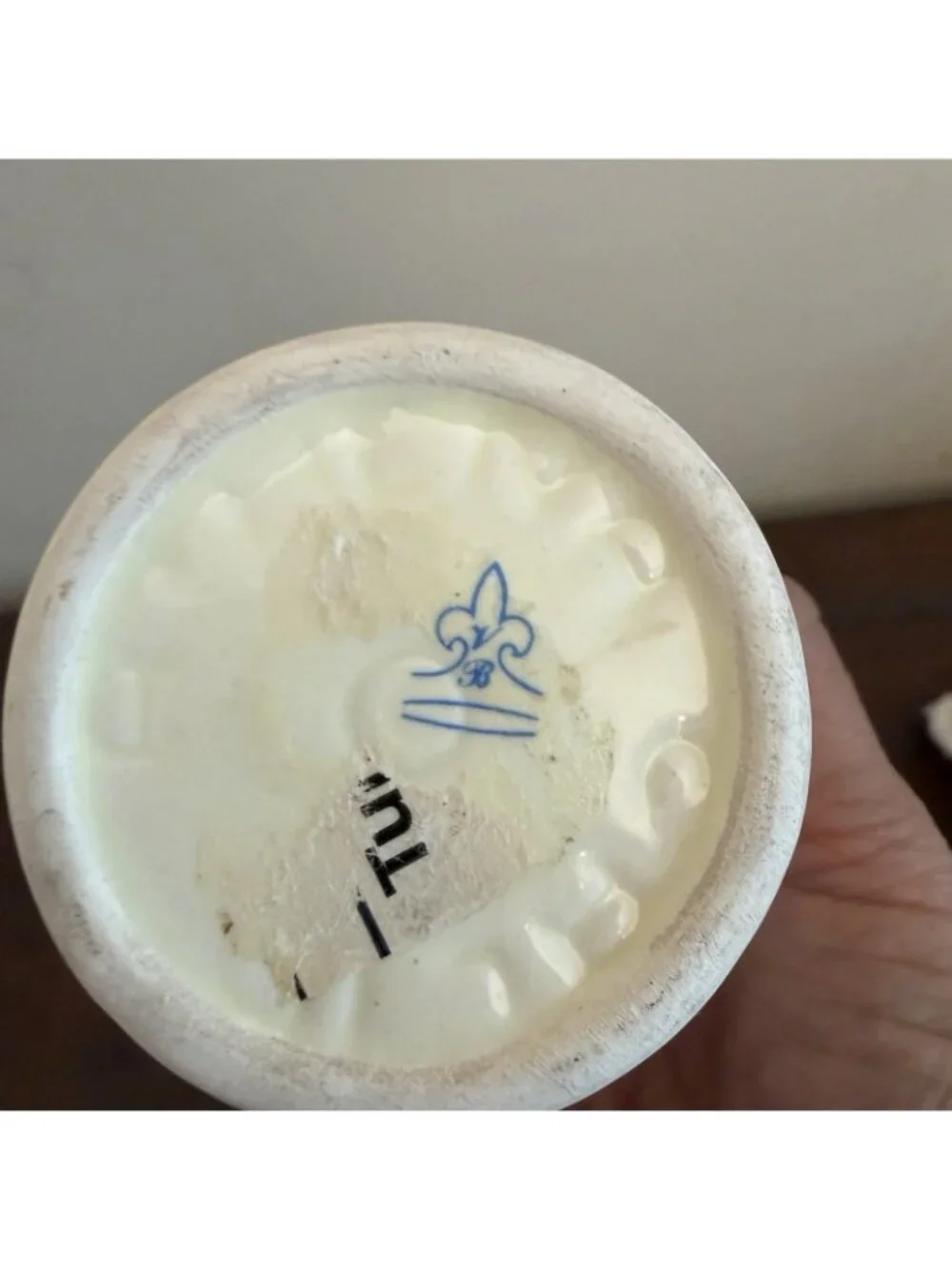 Vintage Athena California Floral Ceramic Tumbler Bathroom Cup Cottagecore Decor